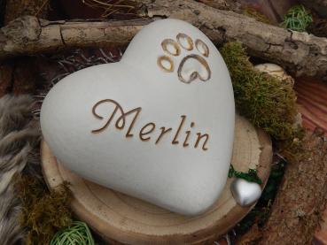 Musterurne - Gravur - Merlin