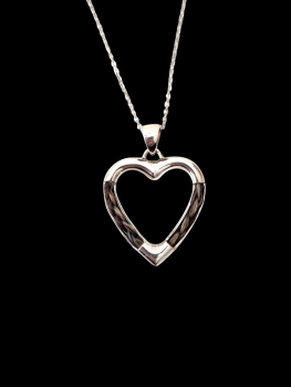 Erinnerungsschmuck mit Schweifhaar - Herz