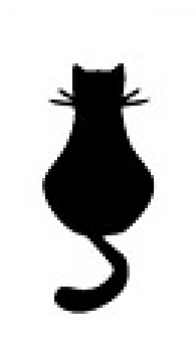 Symbol - Katze - Folienausführung