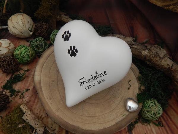 Muster-Bild - Handgemalte Pfoten in Schwarz