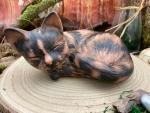 Tierurne Katze - nach Fotovorlage bemalt